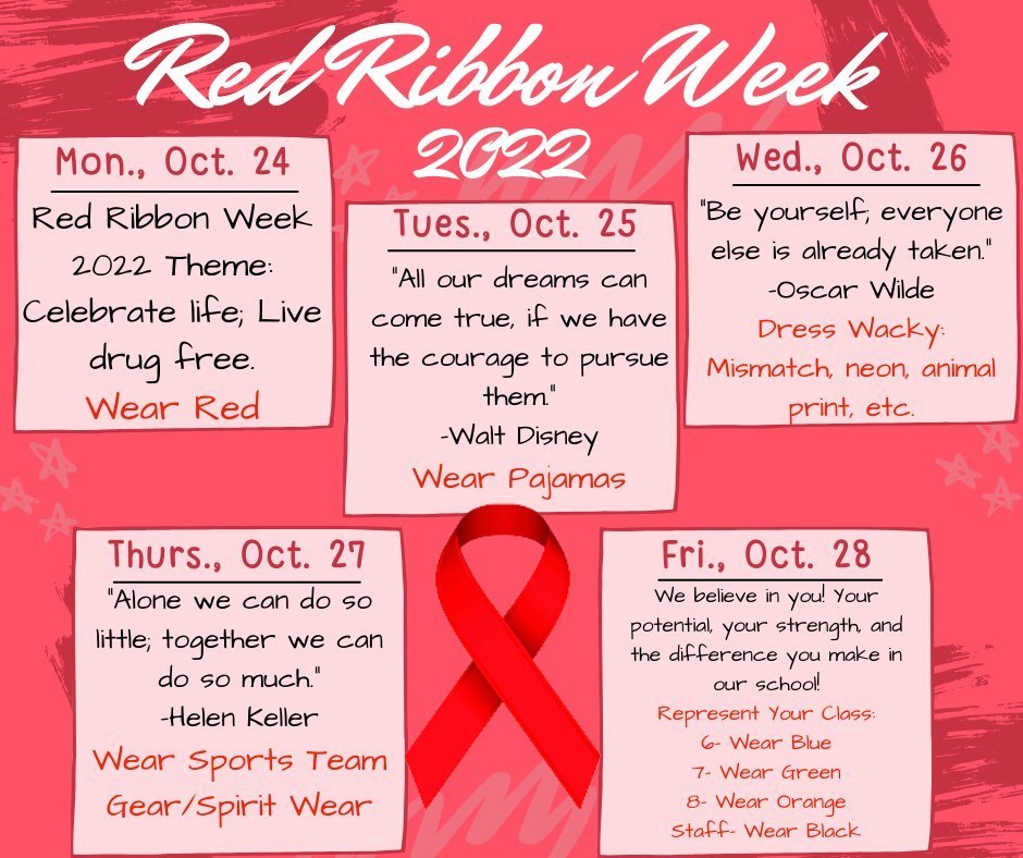 Junior High Red Ribbon week